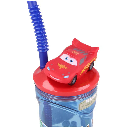 3D Cars Figurine Tumbler - 360ml