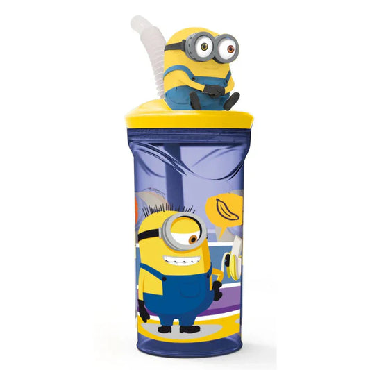3D Minions Figurine Tumbler - 360ml