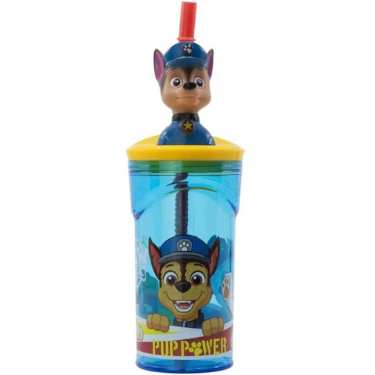3D Paw Patrol Figurine Tumbler - 360ml Blue